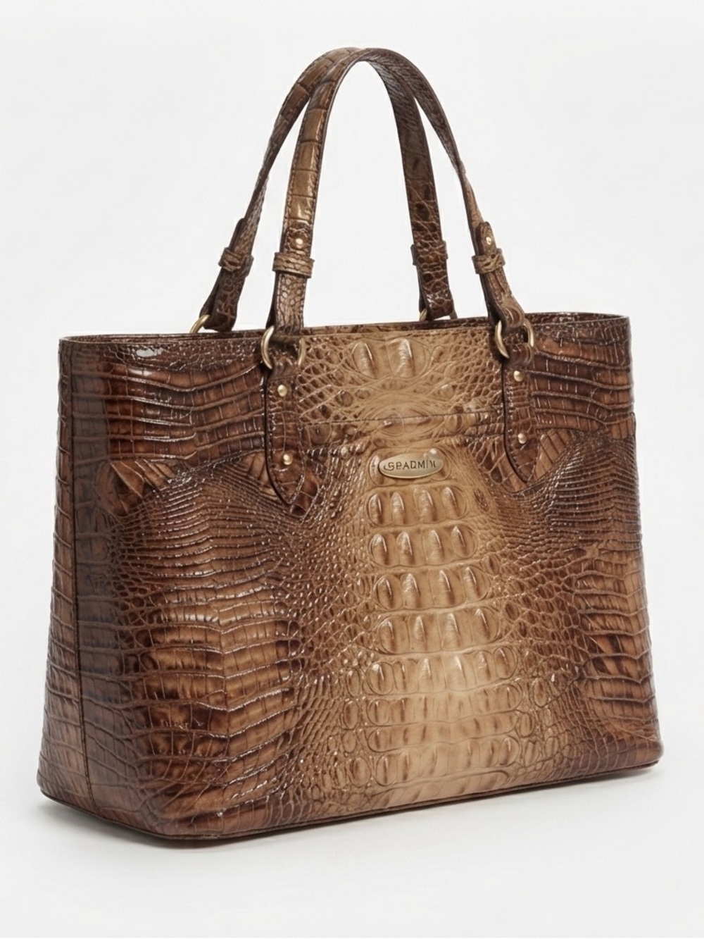 Brahmin Medium Alden Golden Melbourne Tote